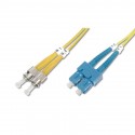 WP Europe C-FP0-9STSC-020 cavo a fibre ottiche 2 m ST SC OS2 Giallo