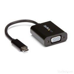 StarTech.com Adattatore USB C a VGA Convertitore Video USB 3.1 type C a VGA 1080p Nero CDP2VGA