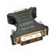 Lindy 41199 adattatore per inversione del genere dei cavi VGA DVI I Nero, Oro LINDY41199