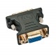 Lindy 41199 adattatore per inversione del genere dei cavi VGA DVI I Nero, Oro LINDY41199