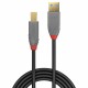 Lindy 36742 cavo USB 2 m USB 3.2 Gen 1 3.1 Gen 1 USB A USB B Nero, Grigio LI 36742