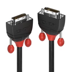 Lindy 36252 cavo DVI 2 m DVI D Nero