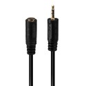 Lindy 35698 cavo audio 0,2 m 2.5mm 3.5mm Nero