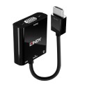 Lindy 38285 cavo e adattatore video 0,1 m HDMI tipo A Standard VGA D-Sub Nero