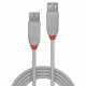 Lindy 36711 cavo USB 0,5 m USB 2.0 USB A Grigio