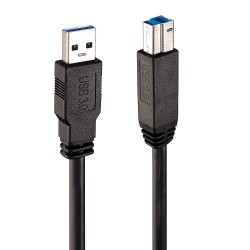 Lindy 43098 cavo USB 10 m USB 3.2 Gen 1 3.1 Gen 1 USB A USB B Nero