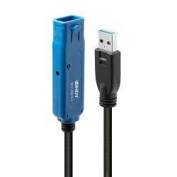 Lindy 43158 cavo USB 8 m USB 3.2 Gen 1 3.1 Gen 1 USB A Nero