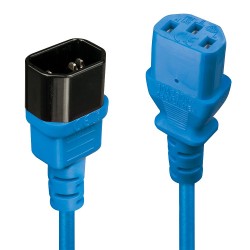 Lindy 30472 cavo di alimentazione Blu 2 m Accoppiatore C13 Accoppiatore C14 30472 LND