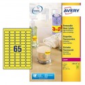Avery White Mini Label - Laser - L7651 Giallo L7651Y-25