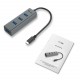 i tec Metal USB C HUB 4 Port C31HUBMETAL403