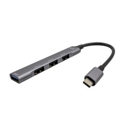 i tec Metal USB C HUB 1x USB 3.0 3x USB 2.0 C31HUBMETALMINI4