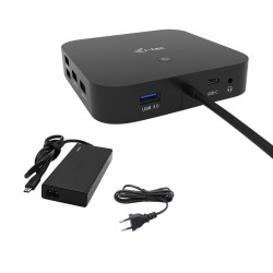 i tec USB C HDMI DP Docking Station with Power Delivery 65W Universal Charger 77 W C31HDMIDPDOCKPD65