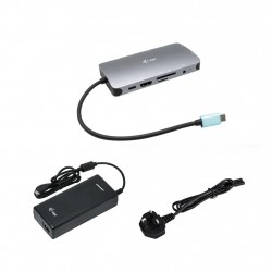 i tec USB C Metal Nano Dock HDMIVGA with LAN Charger 112W C31NANOVGA112W