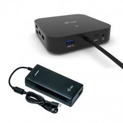 i tec USB C Dual Display Docking Station with Power Delivery 100 W Universal Charger 112 W C31DUALDPDOCKPD100W