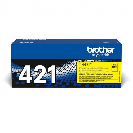 Brother TN 421Y cartuccia toner 1 pz Originale Giallo TN421Y