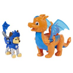 Spin Master PAW Patrol , Cucciolo Rescue Knights con Drago, Personaggio con Drago a sorpresa, Giochi per bambini dai 3 anni ...