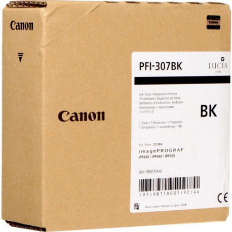 Canon PFI 307BK cartuccia dinchiostro Originale Nero 9811B001AA