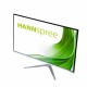 Hannspree HC240HFW Monitor PC 60,5 cm 23.8 1920 x 1080 Pixel Full HD LED Argento, Bianco