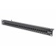 Digitus CAT 3 ISDN Patch Panel, unshielded, black DN 91325 1 B