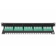 Digitus CAT 3 ISDN Patch Panel, unshielded, black DN 91325 1 B