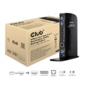 CLUB3D USB3.2 Gen1 Type A or C Dual Display 4K60Hz Docking Station DisplayLink Certified CSV-1460