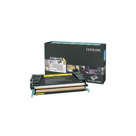 Lexmark TONER GIALLO C736 X736 X738