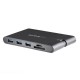 StarTech.com Adattatore Multi porta USB C con HDMI e VGA per portatili 3x USB 3.0 Lettore Schede SD PD 3.0 Cavo ...