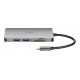 D Link DUB M610 replicatore di porte e docking station per notebook Cablato USB 3.2 Gen 1 3.1 Gen 1 Type C Alluminio, Nero