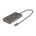 StarTech.com Adattatore Multiporta USB C - Dock da viaggio HDMI 4K 30Hz o VGA - Hub USB 3.0 5Gbps porte USB A USB C - ...