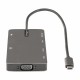 StarTech.com Adattatore Multiporta USB C Dock da viaggio HDMI 4K 30Hz o VGA Hub USB 3.0 5Gbps porte USB A USB C ...