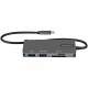 StarTech.com Adattatore multiporta USB C Da USB C a 4K HDMI, 100W Power Delivery Pass through, slot SDMicroSD, Hub USB ...