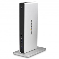 StarTech.com Docking Station Universale per Laptop USB 3.0 per dual monitor DVI Gigabit Ethernet con adattatori HDMI VGA ...