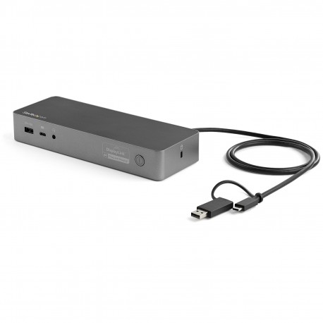 StarTech.com Docking station USB C e USB A Docking station ibrida universale per computer portatili con 100W Power ...