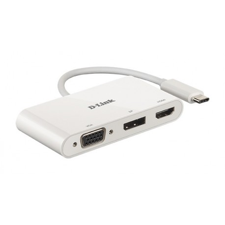 D Link DUB V310 replicatore di porte e docking station per notebook Cablato USB 3.2 Gen 1 3.1 Gen 1 Type C Bianco