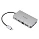 Targus DOCK419 Cablato USB 3.2 Gen 1 3.1 Gen 1 Type C Grigio DOCK419EUZ