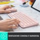 Logitech K380 Tastiera Bluetooth Multidispositivo per Mac, Sottile e Compatta, Easy Switch fino a 3 Dispositivi, Compatibile...