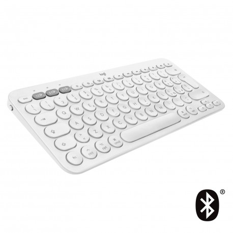 Logitech K380 Tastiera Bluetooth Multidispositivo per Mac, Sottile e Compatta, Easy Switch fino a 3 Dispositivi, Compatibile...