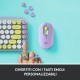 Logitech POP Keys Tastiera Meccanica Wireless con Tasti Emoji Personalizzabili, Design Compatto Durevole, Connettivit ...