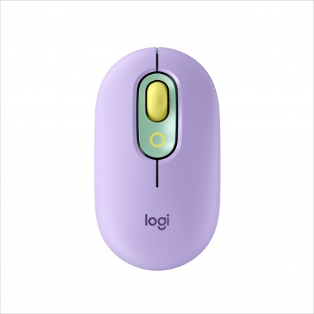 Logitech POP Mouse Wireless con Emoji personalizzabili, Tecnologia SilentTouch, Precisione e Velocit , Design Compatto, ...