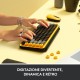 Logitech POP Keys Tastiera Meccanica Wireless con Tasti Emoji Personalizzabili, Design Compatto Durevole, Connettivit ...