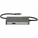 StarTech.com Adattatore multiporta USB C a HDMI 4K 30 Hz o VGA 1080p Convertitore USB C con HUB USB a 3 porte e 100W Power...