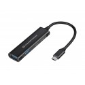 Conceptronic HUBBIES12B hub di interfaccia USB 3.2 Gen 1 3.1 Gen 1 Type-C 5000 Mbits Nero HUBBIES012B