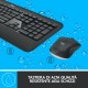 Logitech MK540 Advanced Combo Tastiera e Mouse Wireless per Windows, Ricevitore USB Unifying 2,4 GHz, Tasti di Scelta Rapida...