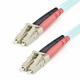 StarTech.com Cavo di rete patch Duplex in fibra ottica multimodale LSZH 50125 da 10 Gb 1m LC LC acqua A50FBLCLC1