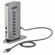 StarTech.com USB C USB A Dock Docking station USB C dual monitor DisplayPort e HDMI 4K 60Hz con Ethernet Adattatore ...