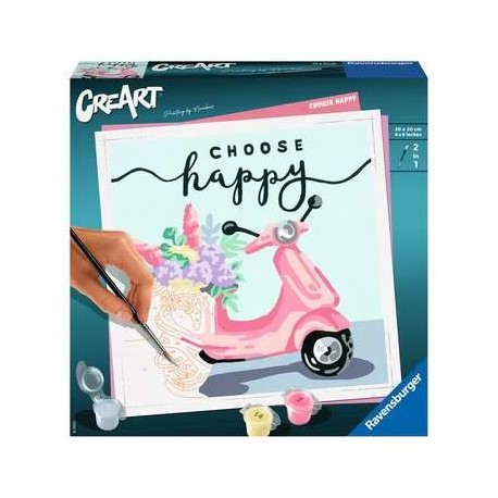 Ravensburger CREART TREND QDRT CHOOSE HAPPY