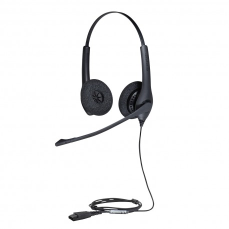 Jabra Biz 1500 Duo QD Auricolare Cablato A Padiglione Ufficio Nero 1519 0154