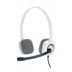 Logitech H150 Stereo Headset Auricolare Cablato A Padiglione Ufficio Bianco 981 000350