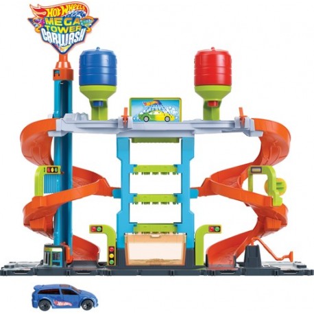 Hot Wheels HW CITY MEGA TORRE AUTOLAVAGGIO