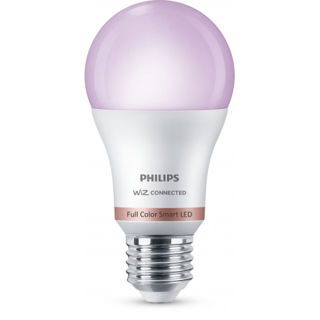 Philips LED Lampadina Smart Dimmerabile Luce Bianca o Colorata Attacco E27 60W Goccia 2Pezzi 929002383641